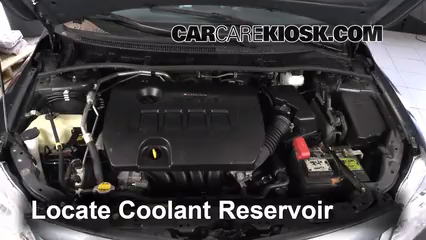 2012 Toyota Corolla LE 1.8L 4 Cyl. Coolant (Antifreeze) Check Coolant Level